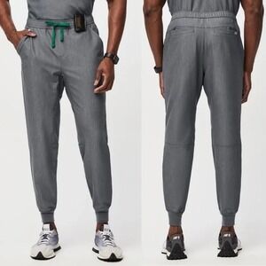 FIGS Mens Tansen Jogger Scrub Pants Graphite Gray XS Technical Collection